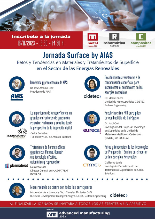 Img Jornada técnica AIAS en METALMADRID - Retos y Tendencias en Materiales y Tratamientos de Superficie en el Sector de las Energías Renovables 39