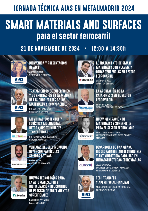 Img Jornada Técnica AIAS en METALMADRID - Smart material and surfaces para el sector ferrocarril 25