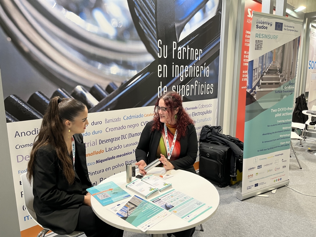 El proyecto RESINSURF se presenta en las Jornadas Técnicas de AIAS durante Advanced Manufacturing