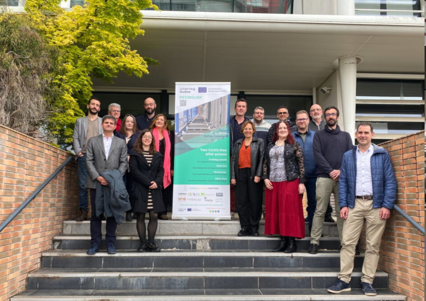 El proyecto RESINSURF avanza hacia soluciones sostenibles en el tratamiento de superficies